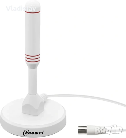 Преносима цифрова телевизионна антена Chaowei с магнитна основа за вътрешна и външна употреба, снимка 3 - Друга електроника - 54065558