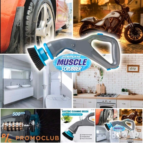 Четка за почистване с три глави Muscle Scrubber