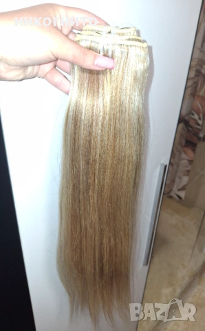 Екстеншъни/треси за коса, снимка 4 - Аксесоари за коса - 54072130