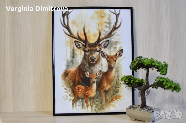 Дигитални картини в  рамка  Подходящи за: Подарък или  Декорация за дома, снимка 4 - Картини - 54397629