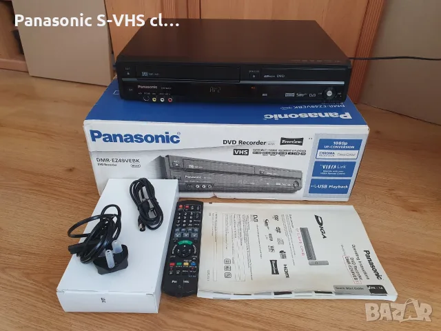 Panasonic DMR-EZ49V VHS-DVD recorder USB,HDMI, снимка 3 - Плейъри, домашно кино, прожектори - 55513145