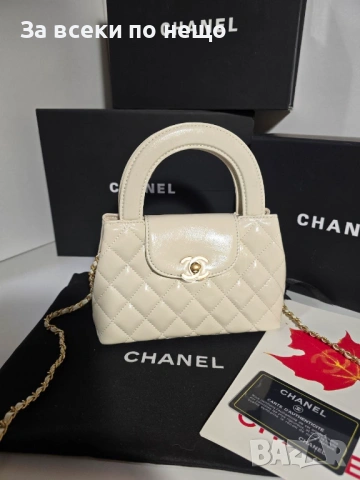 Chanel Kelly Дамска Бяла Чанта Код Brand Luxury Fashion7, снимка 9 - Чанти - 54953145
