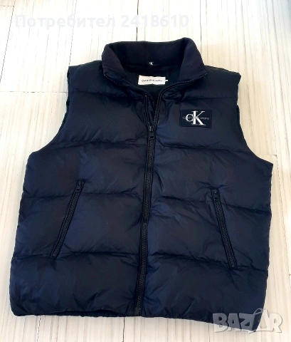 Calvin Klein Down Vest Mens Size XL ОРИГИНАЛ Мъжки Пухен Елек!, снимка 17 - Спортни дрехи, екипи - 54305390