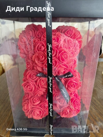 Мече от рози, снимка 4 - Романтични подаръци - 53980534