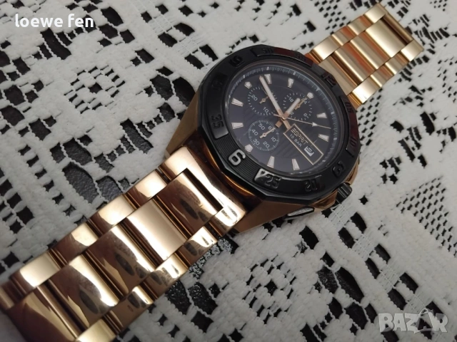 Esprit 45 mm Rosegold - Визуално като нов! Breitling Style !