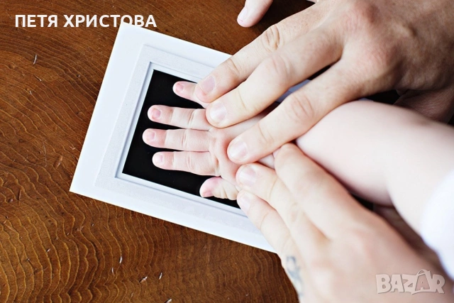 Комплект за правене на отпечатъци на бебешки крачета или ръчички., снимка 2 - Други стоки за дома - 54787945