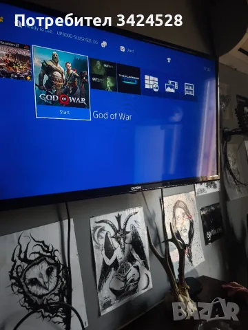 Хакнат PlayStation 4 (500GB) + 2 Джойстика + Игри (GoldHEN v9.60), снимка 9 - PlayStation конзоли - 55530358