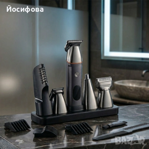 Чисто Нов Професионален комплект за подстригване 5в1 