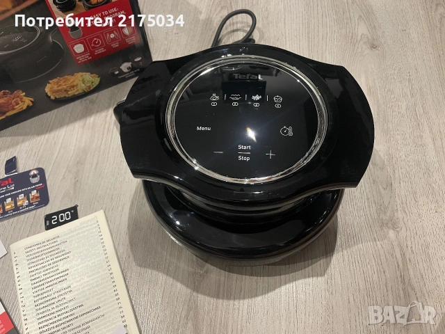 Запичащ капак Tefal Extra Crisp EY150830, снимка 3 - Мултикукъри - 55021114