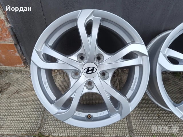 Алуминиеви джанти 16 ' цола 5x114,3 Хюндай / HYUNDAI 6,5J ET45 + датчици за налягане, снимка 7 - Гуми и джанти - 54182877