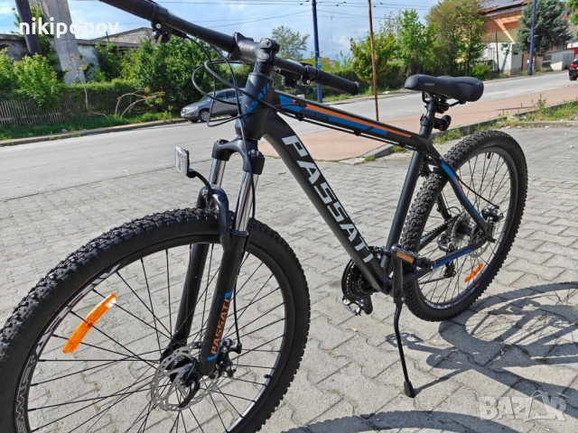 BG Алуминиев велосипед 27.5" PASSAT черен, снимка 7 - Велосипеди - 54398973