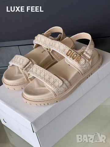 Dior ⚜️Дамски Сандали , снимка 2 - Сандали - 54541899