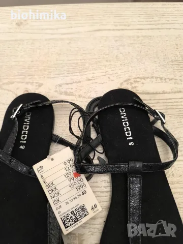 Сандали H&M Divided 40, снимка 2 - Сандали - 55351007