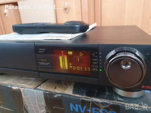 Panasonic NV-FS90 S-VHS ,Hi-Fi stereo 7 head SpLp, снимка 2 - Плейъри, домашно кино, прожектори - 55680202