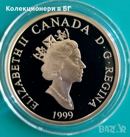 5  ДОЛАРА 1999 ГОДИНА ❗️PROOF❗КАНАДА, снимка 2 - Нумизматика и бонистика - 55435375