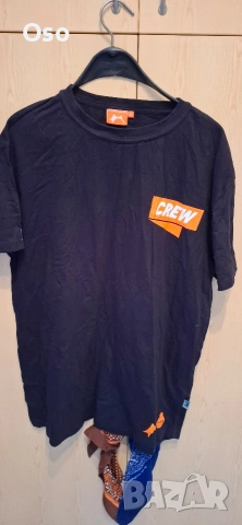 Голям мъжки лот 11 части – тениски, блуза и потници (Основно XL / 2XL) – 100% памук, снимка 4 - Тениски - 55080303