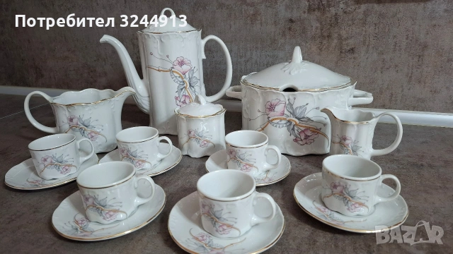 Порцеланов сервиз на завод ,,ДИАМАНТ'' РАЗГРАД , снимка 4 - Сервизи - 54154568