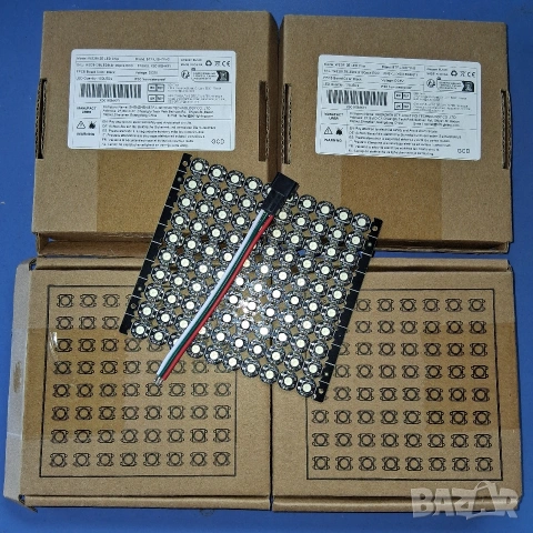 WS2812 B RGB-IC LED панел, 10x10 100 светодиода 