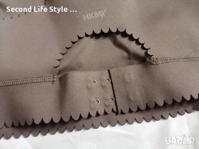 HKMX дамско спортно бюстиe р-р S в сив цвят; с подплънки, снимка 9 - Корсети, бюстиета, топове - 54097616