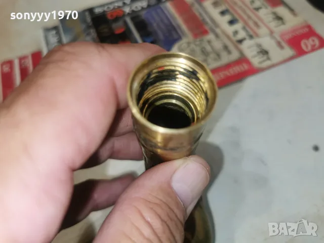 МЕД МЕСИНГ-РЪКОХВАТКА ЗА БАСТУН ОТ ФРАНЦИЯ 2707261724L1, снимка 10 - Антикварни и старинни предмети - 55434232