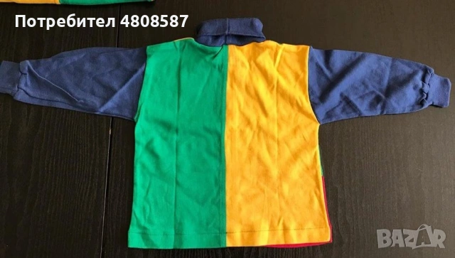 Детски шарени блузки - 2 броя, снимка 2 - Бебешки блузки - 55162551