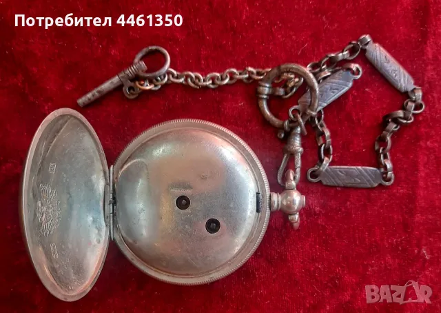 Старинен Османски джобен часовник J.Dent.London, , снимка 8 - Антикварни и старинни предмети - 55353600