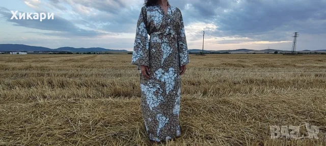 Дълга рокля кимоно