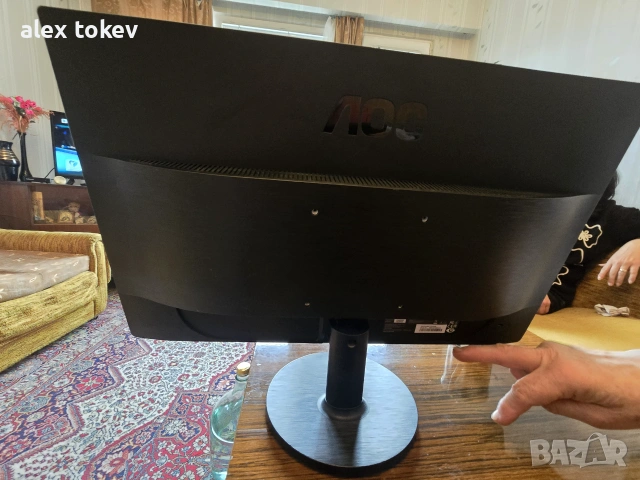 Монитор AOC G2260VWQ6, 21.5 инча, Full HD 1920x1080, снимка 2 - Монитори - 55133669