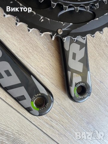 Шосейни курбели SRAM RED 22 Плочи 54/39 зъба, BCD 130мм, снимка 4 - Части за велосипеди - 54971432