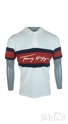 Мъжка Поло тениска с яка Tommy Hilfiger, S и L размери 