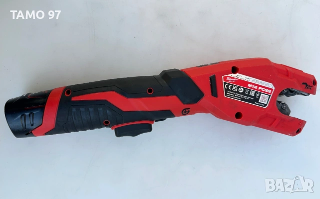 Milwaukee M12 PCSS - Акумулаторен тръборез 12V 2.0Ah като нов!, снимка 2 - Други инструменти - 54393095