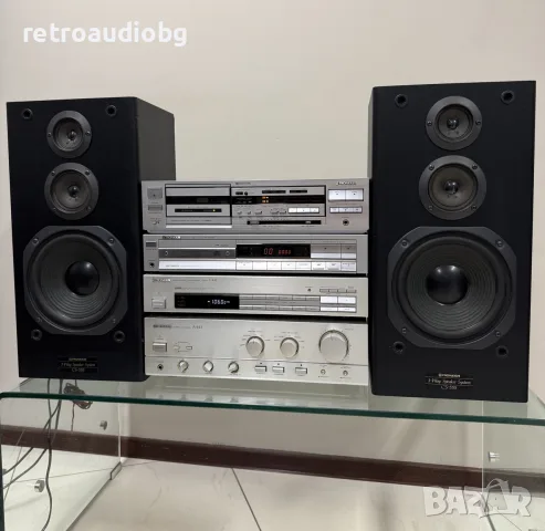 🔊Ретро аудио система сет PIONEER - сива серия - усилвател, дек, cd, тунер и тонколони🔊