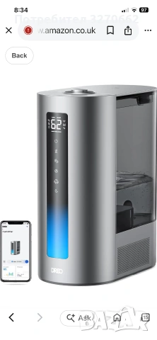 Dreo HM713S Cool & Warm Mist Humidifier – интелигентен овлажнител с 6-литров резервоар