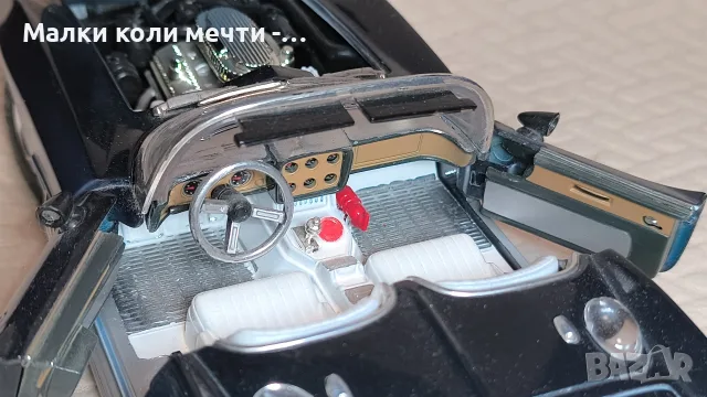 Метална количка Chevrolet Corvette Mako Shark - Мащаб 1:18, снимка 7 - Колекции - 55441403