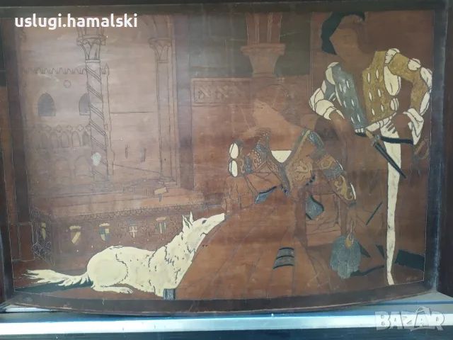 Старинна етажерка, снимка 2 - Антикварни и старинни предмети - 55693372