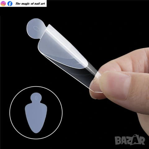 48 броя Силиконови Френч стикери за Горни форми / дуал форми, снимка 3 - Продукти за маникюр - 54069325