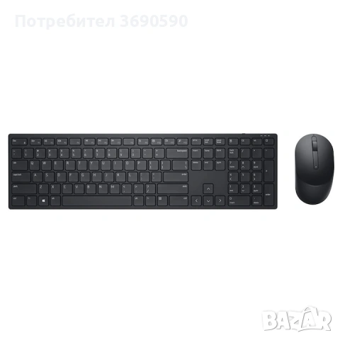 Комплект безжични клавиатура и мишка Dell KM5221W Wireless