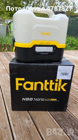 Преносима водоструйка Fanttik NB8 Nano – акумулаторна, с резервоар, снимка 4 - Други стоки за дома - 54394411