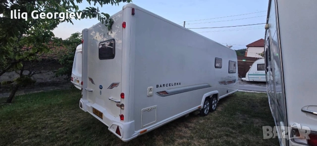 Каравана Bailey Unicorn-Alu-tech-bodyshell/КЛИМАТИК/TV/Голям хладилник/Душ кабина/Не гние/Като нова , снимка 3 - Каравани и кемпери - 55150688