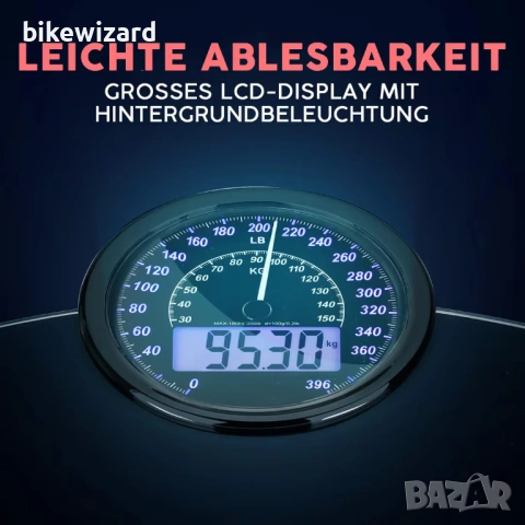 Adamson Hybrid 2-в-1 цифрова и аналогова везна / кантар до 180 кг НОВА, снимка 2 - Други стоки за дома - 54231731