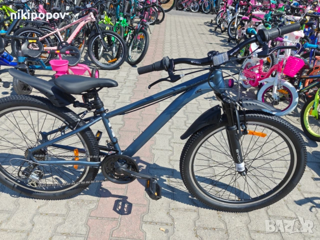 X Велосипед 24" WHIZZY сив, снимка 2 - Велосипеди - 54493398