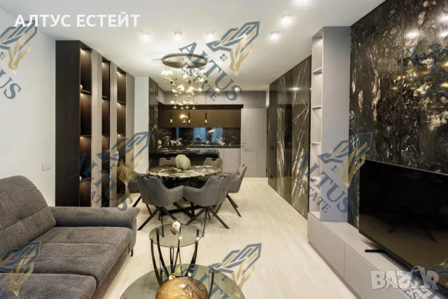луксозно обзаведен тристаен апартамент