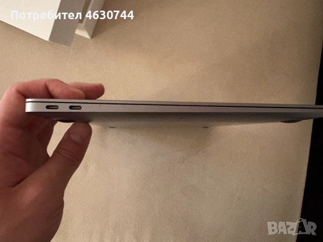 MacBook Air M1 2020 (Купен 2023) - 8GB/256GB - 96% на 141 цикъла батерия, снимка 7 - Лаптопи за работа - 54104171