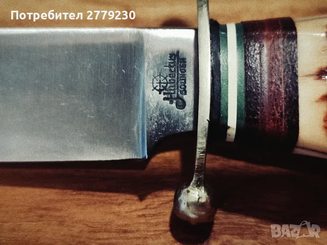 Нож ловен Made in Germany" Hubert Solingen, снимка 11 - Ножове - 55400125