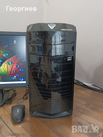 Компютър Medion MT8102 + монитор , клавиатура и мишка, снимка 2 - За дома - 55127650