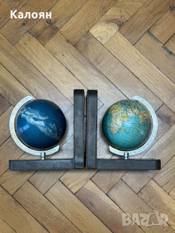 Комплект глобуси - BOOKGLOBE, снимка 2 - Антикварни и старинни предмети - 54724227