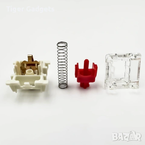 Zjmehty Gateron G Pro 3.0 Red Switches – механични суичове за клавиатура, 3-Pin, 45gf (36 броя), снимка 5 - Клавиатури и мишки - 54621648