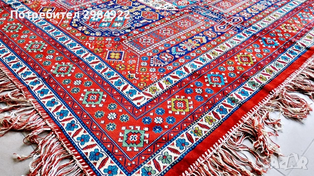 Турски арабски килим в перфектно състояние, снимка 4 - Килими - 55157565