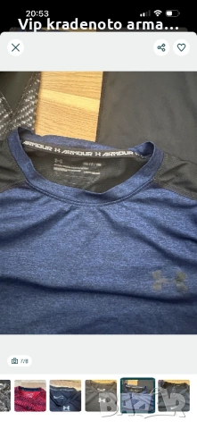 Under Armour Compression Vintage L и XL, снимка 7 - Тениски - 54646184