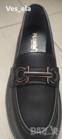 нови лоуфъри в черно с модерен акцент, снимка 6 - Дамски ежедневни обувки - 54014252